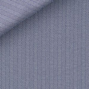 Navy Herringbone Fabric FL407573 000019