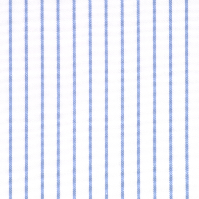 Blue Stripe White Fabric 3030-W120-0002 - Image 2