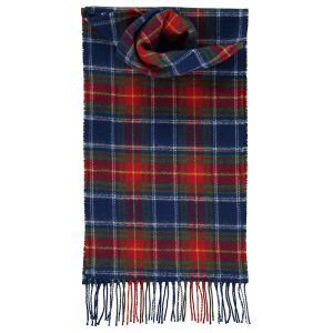 Scottish Wool Tartan Scarf-M12