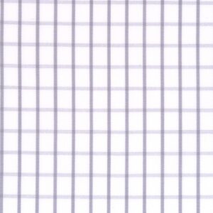 Grey Check White Fabric 3030-W121-0004
