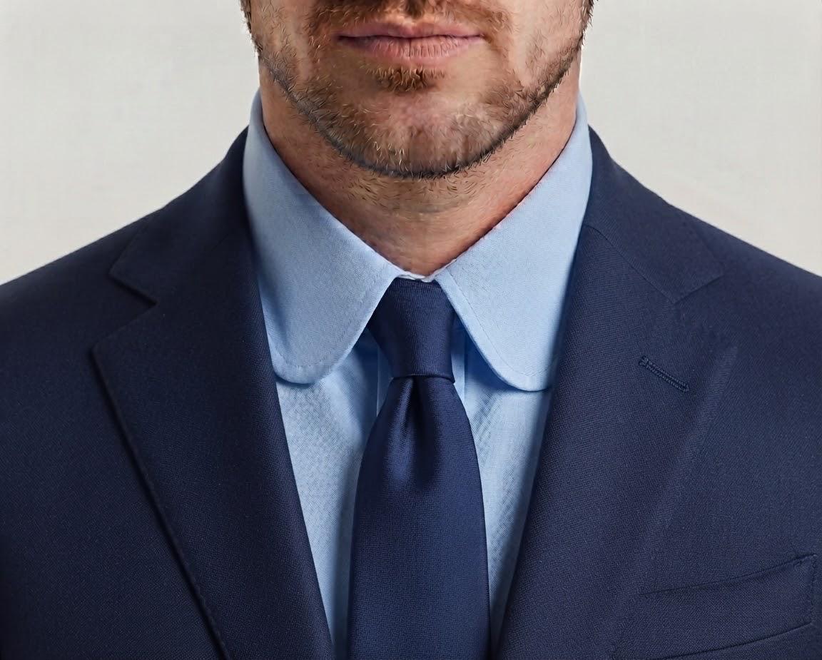 club collar and blazer