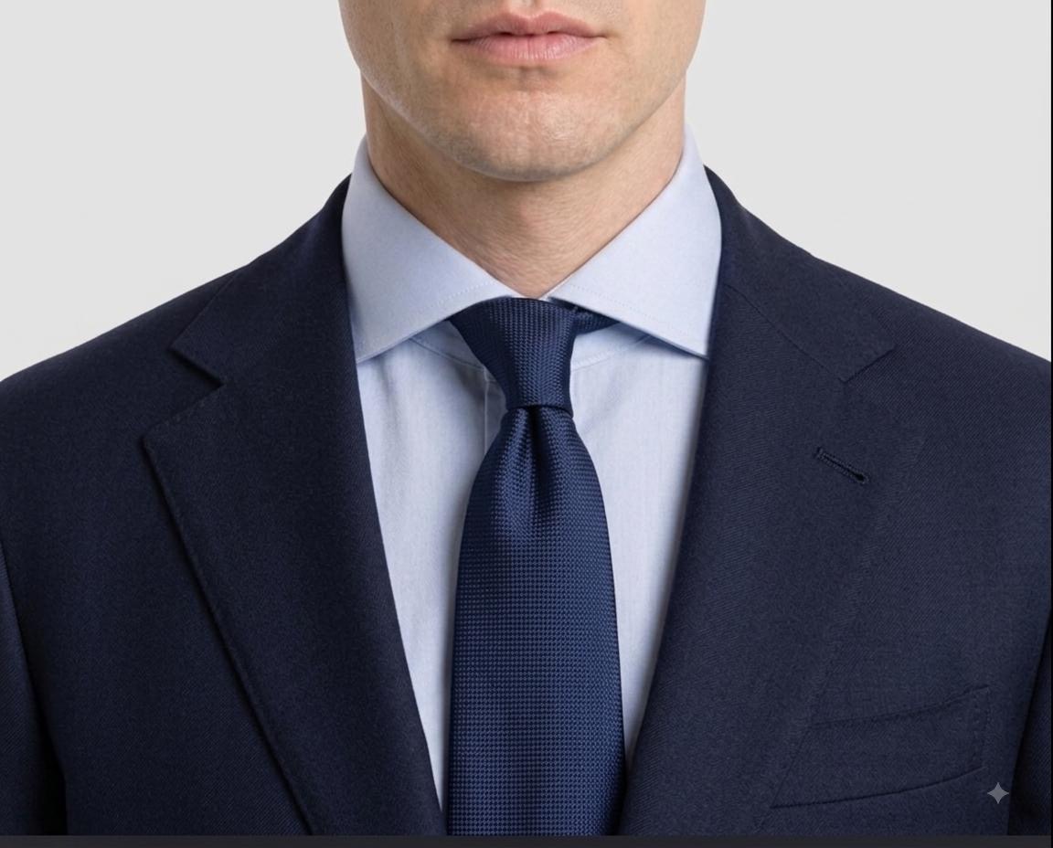 mayfair cutaway collar and blazer